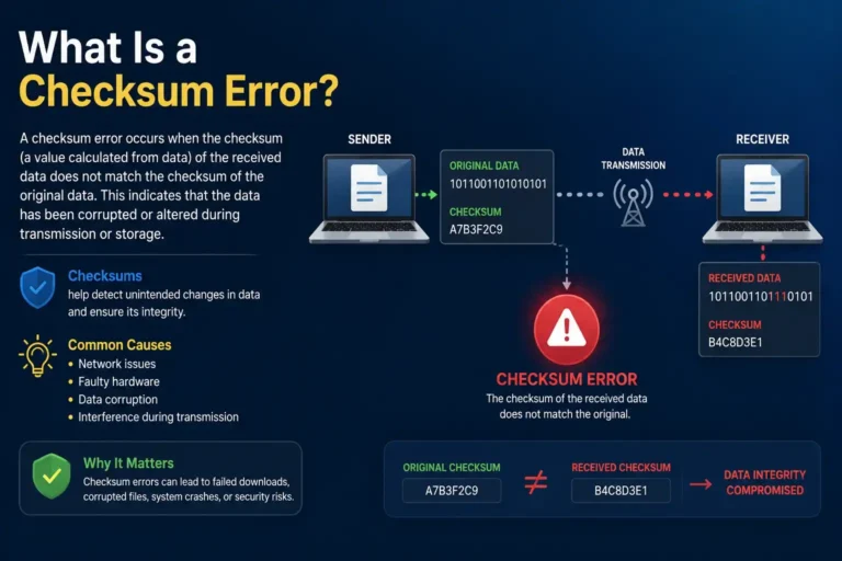 What Is a Checksum Error