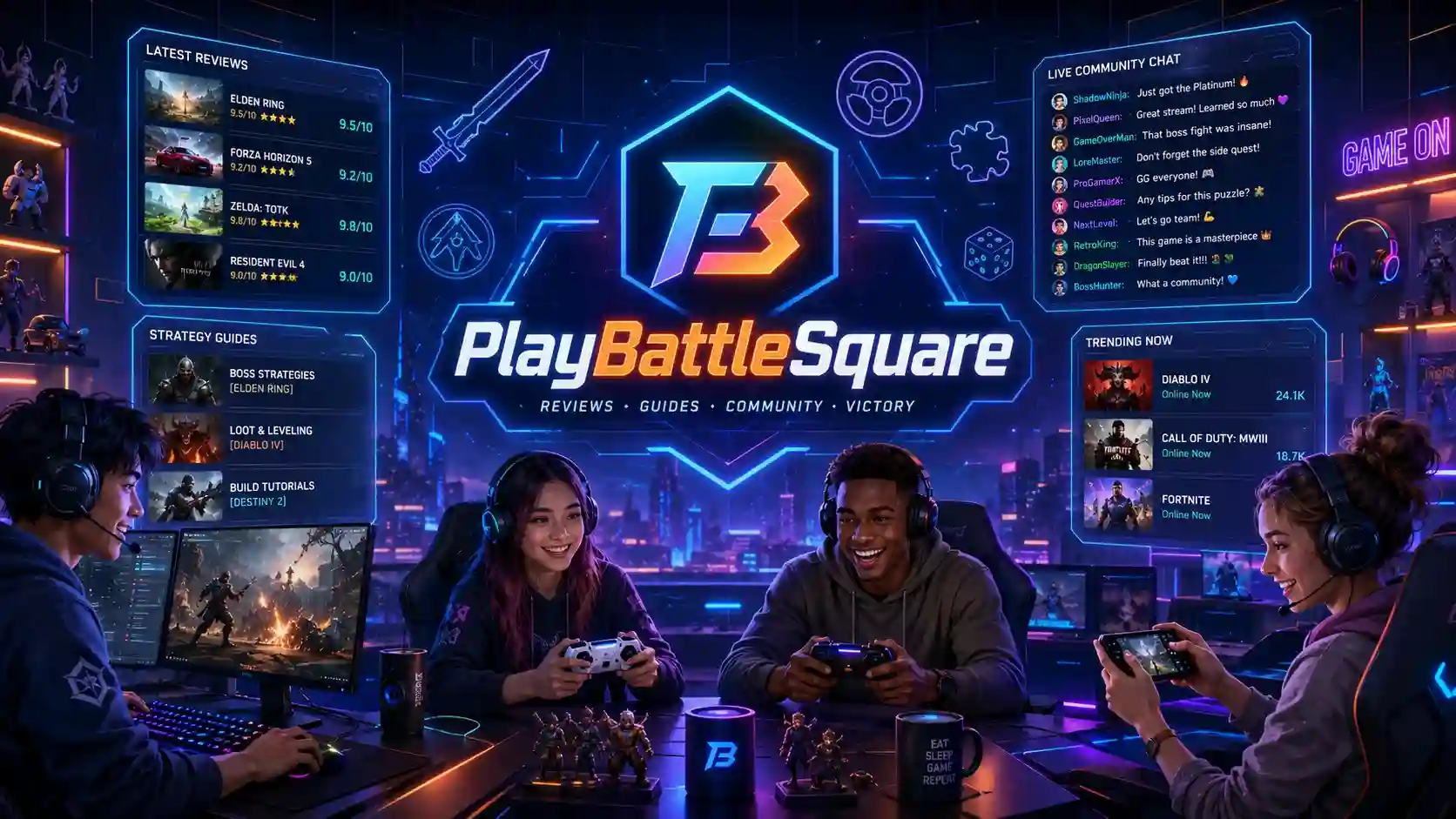 PlayBattleSquare: Your Go-To Playing Games Blog for Expert Reviews, Tips, and Community