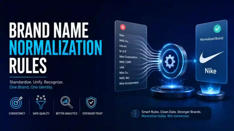 brand name normalization rules