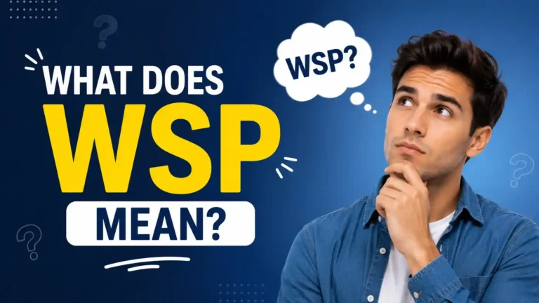 what does wsp mean