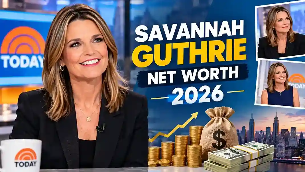 Savannah Guthrie Net Worth 2026: Today Show co-anchor and broadcast journalist.